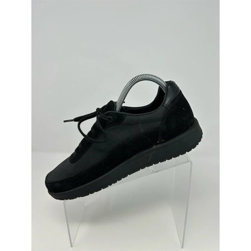 Birkenstock Honnef City Lace-Up Low Top Sneakers Black Unisex Adults Size 40